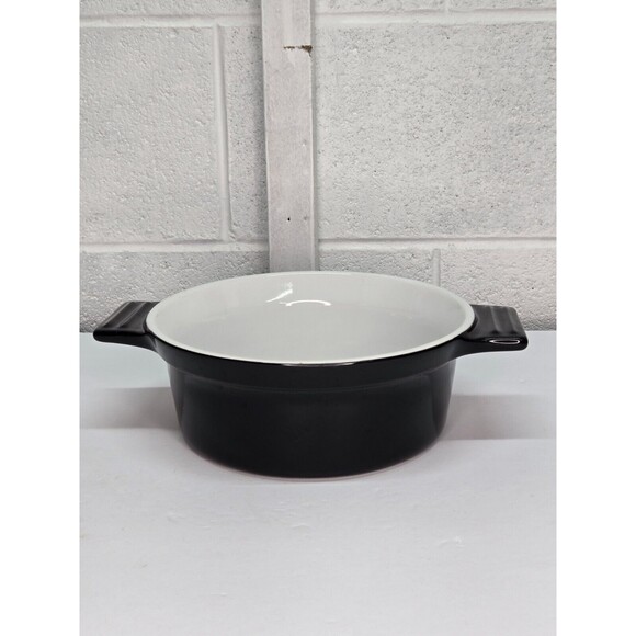 Cuisinart Chef's Classic Ceramic Stoneware Black Bakeware Baker 1.5 Qt - Picture 5 of 11